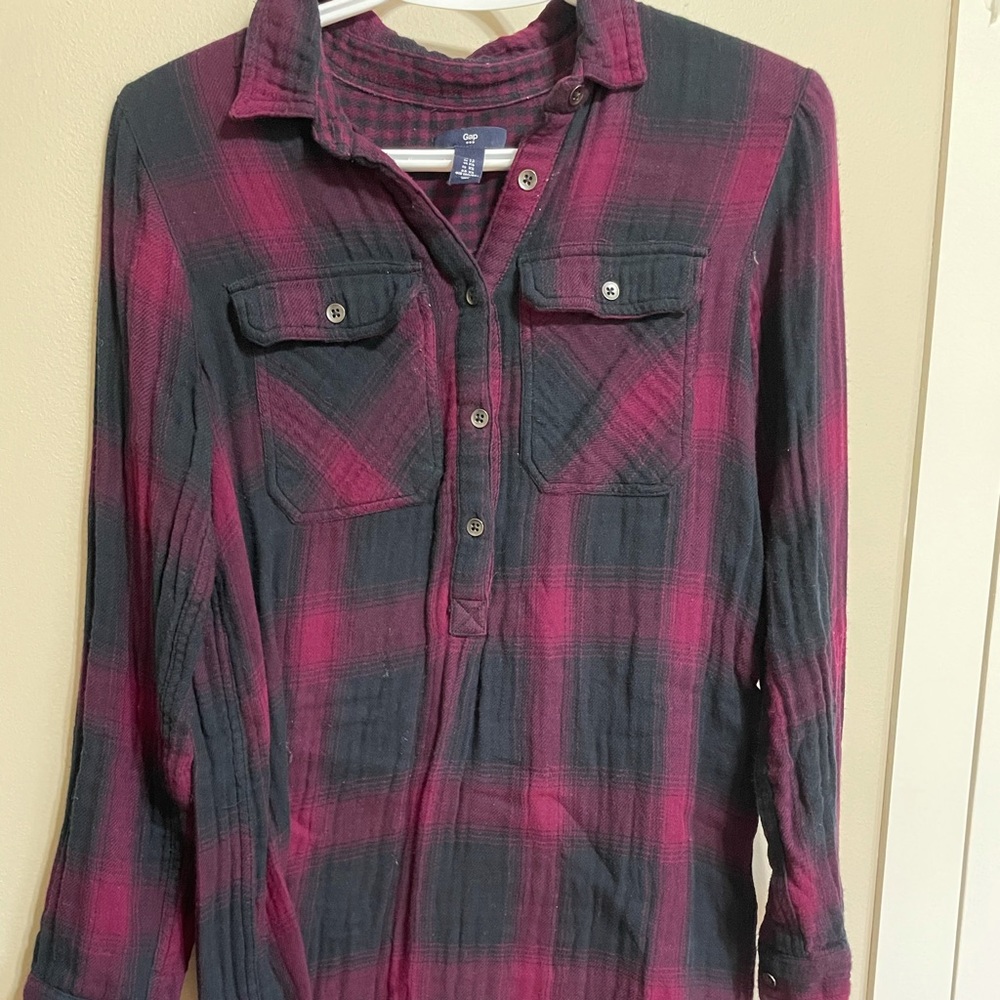 Gap plaid dress